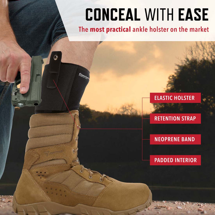 Ultimate Ankle Holster With Retention Strap