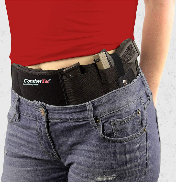 Left - Ultimate Belly Band Holster - Black