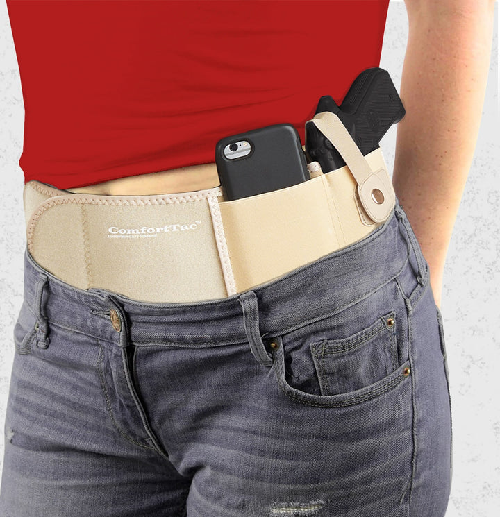 Left - Ultimate Belly Band Holster - Nude